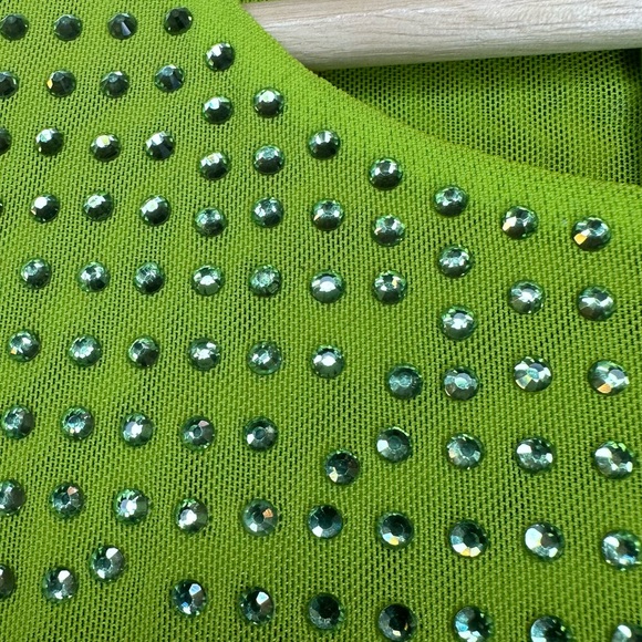 SELF-PORTRAIT The GG Embellished Midi Dress 💚✨ - Picture 15 of 15